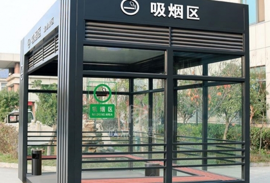 工廠和園區(qū)室外吸煙亭都長什么樣？